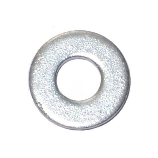 Midwest Fastener Flat Washer, For Screw Size 3/16" , Steel Zinc Plated Finish, 100 PK 03825 - main